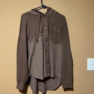 Aeries waffle Shacket